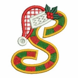 Christmas Holly Alphabet 19 machine embroidery designs