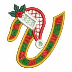 Christmas Holly Alphabet 22 machine embroidery designs