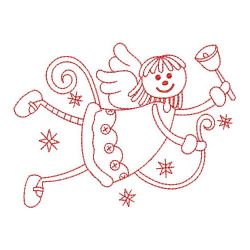 Redwork Stick Angel Girls 08(Lg)