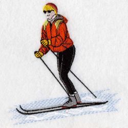 Skiing 04(Lg) machine embroidery designs