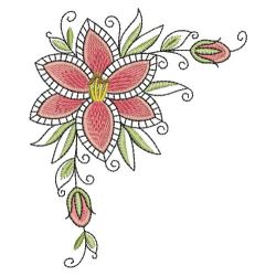 Art Lilies 02 machine embroidery designs