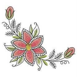 Art Lilies 06 machine embroidery designs