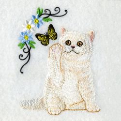 Butterfly And Kitten 04(Sm) machine embroidery designs