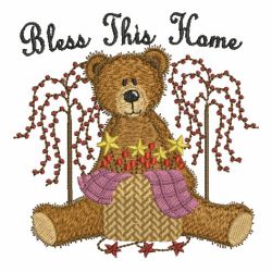 Cute Teddy 05 machine embroidery designs