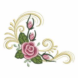 Pearl Roses 08 machine embroidery designs