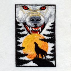 Wolf 03(Sm) machine embroidery designs