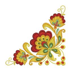 Russian Folk Art Khokhloma 02 machine embroidery designs