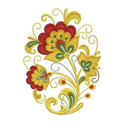 Russian Folk Art Khokhloma 08 machine embroidery designs