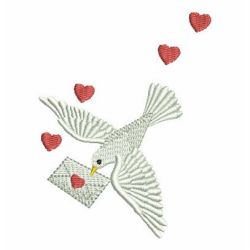 Wedding Doves 08 machine embroidery designs