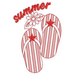 Redwork American Summer(Md) machine embroidery designs