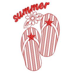 Redwork American Summer 01(Md) machine embroidery designs