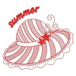 Redwork American Summer 04(Md) machine embroidery designs