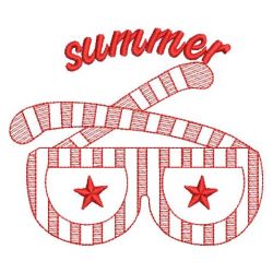 Redwork American Summer 10(Lg) machine embroidery designs