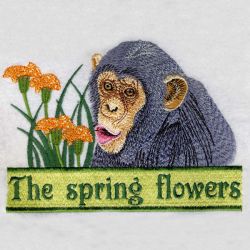 Chimpanzee 02(Lg) machine embroidery designs