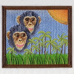 Chimpanzee 05(Lg) machine embroidery designs