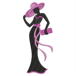 Fashion Girls Silhouettes 09(Md) machine embroidery designs