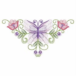 Rippled Butterflies 4 02(Lg) machine embroidery designs
