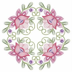 Rippled Butterflies 4 14(Lg) machine embroidery designs