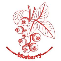 Redwork Fruits 08(Sm) machine embroidery designs