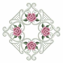 Pearl Roses Quilt 03(Lg) machine embroidery designs