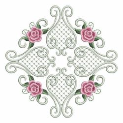 Pearl Roses Quilt 05(Md) machine embroidery designs