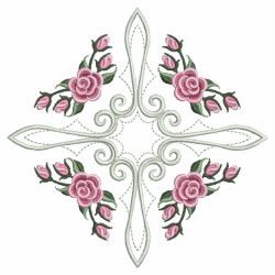 Pearl Roses Quilt 08(Lg) machine embroidery designs