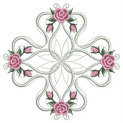 Pearl Roses Quilt 09(Lg) machine embroidery designs