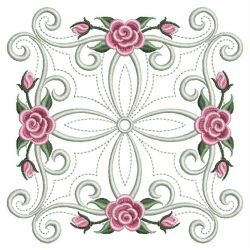 Pearl Roses Quilt 10(Lg)
