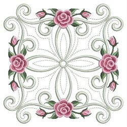 Pearl Roses Quilt 10(Md) machine embroidery designs