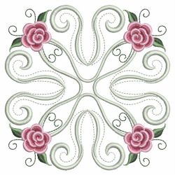 Pearl Roses Quilt 12(Lg)