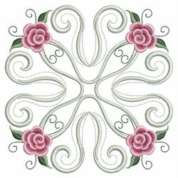 Pearl Roses Quilt 12(Sm) machine embroidery designs