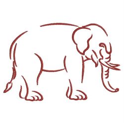 Animal Outlines 09(Lg) machine embroidery designs