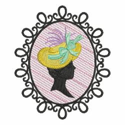 Victorian Lady Silhouettes 10 machine embroidery designs