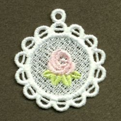 FSL Rose Pendant 02 machine embroidery designs
