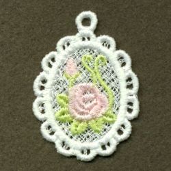 FSL Rose Pendant 06 machine embroidery designs