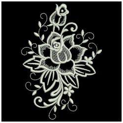 White Work Roses 02(Lg) machine embroidery designs