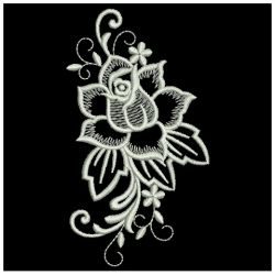 White Work Roses 03(Lg) machine embroidery designs
