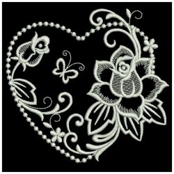 White Work Roses 05(Lg) machine embroidery designs