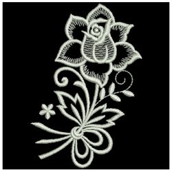 White Work Roses 07(Sm) machine embroidery designs