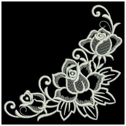 White Work Roses 12(Sm) machine embroidery designs