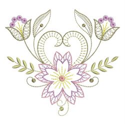 Rippled Bloom 12(Md) machine embroidery designs