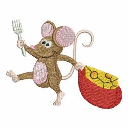 Mouse With Cheese 02 machine embroidery designs