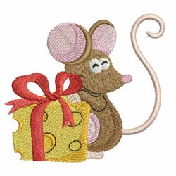 Mouse With Cheese 05 machine embroidery designs