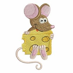 Mouse With Cheese 07 machine embroidery designs