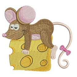 Mouse With Cheese 09 machine embroidery designs