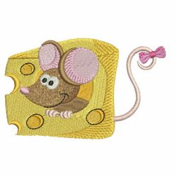 Mouse With Cheese 10 machine embroidery designs