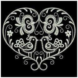 White Work Birds 10(Md) machine embroidery designs