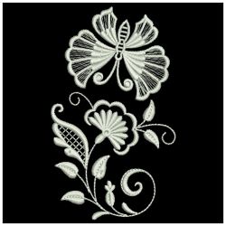 White Work Butterflies 04(Lg) machine embroidery designs