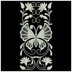 White Work Butterflies 07(Md) machine embroidery designs