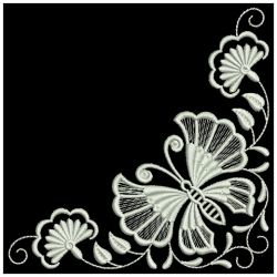 White Work Butterflies 09(Lg) machine embroidery designs